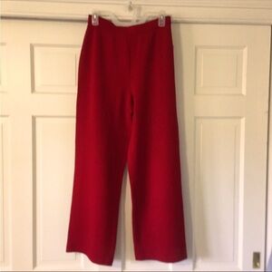 St. John Red Dress Pants Size 8
